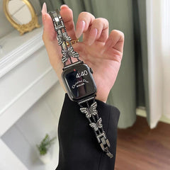 LoofFitU™ Butterfly Bling Diamond Link Bracelet for Apple Watch