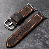 LoofFitU™ Walnut Brown Leather Band For Apple Watch