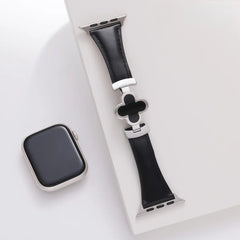 Lucky Flower Leather Strap For Apple Watch