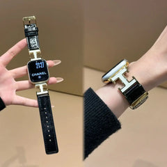 Double-H Leather Band