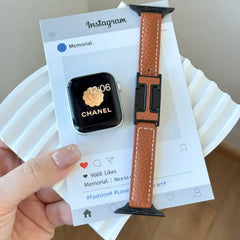 Slim H-shape Leather band