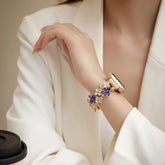 Floral stretch strap