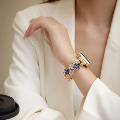 Floral stretch strap