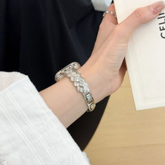 Wheat-stalk design bracelet metal strap