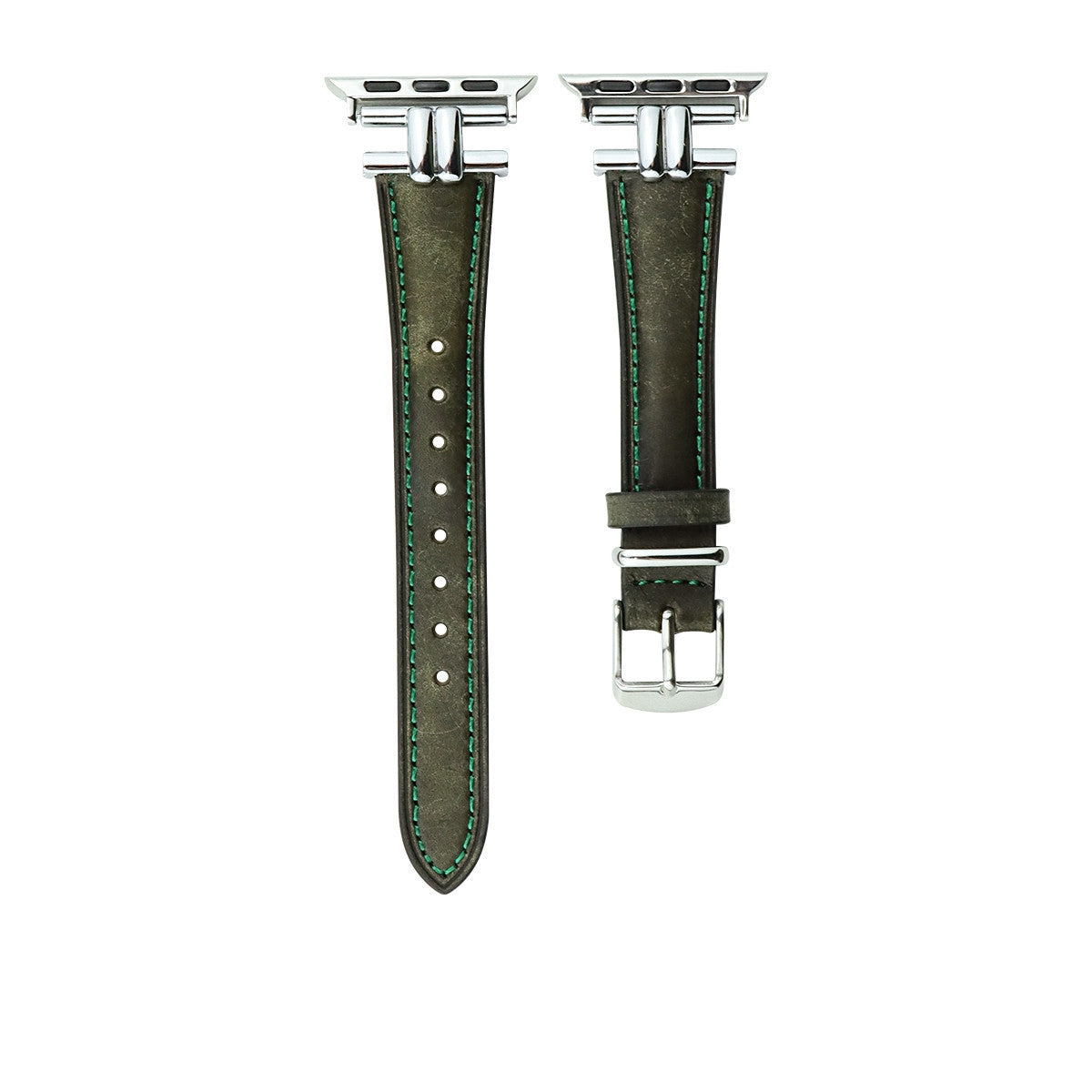 LoofFitU™ Retro Leather Metal Band – Vintage Elegance with a Modern Twist