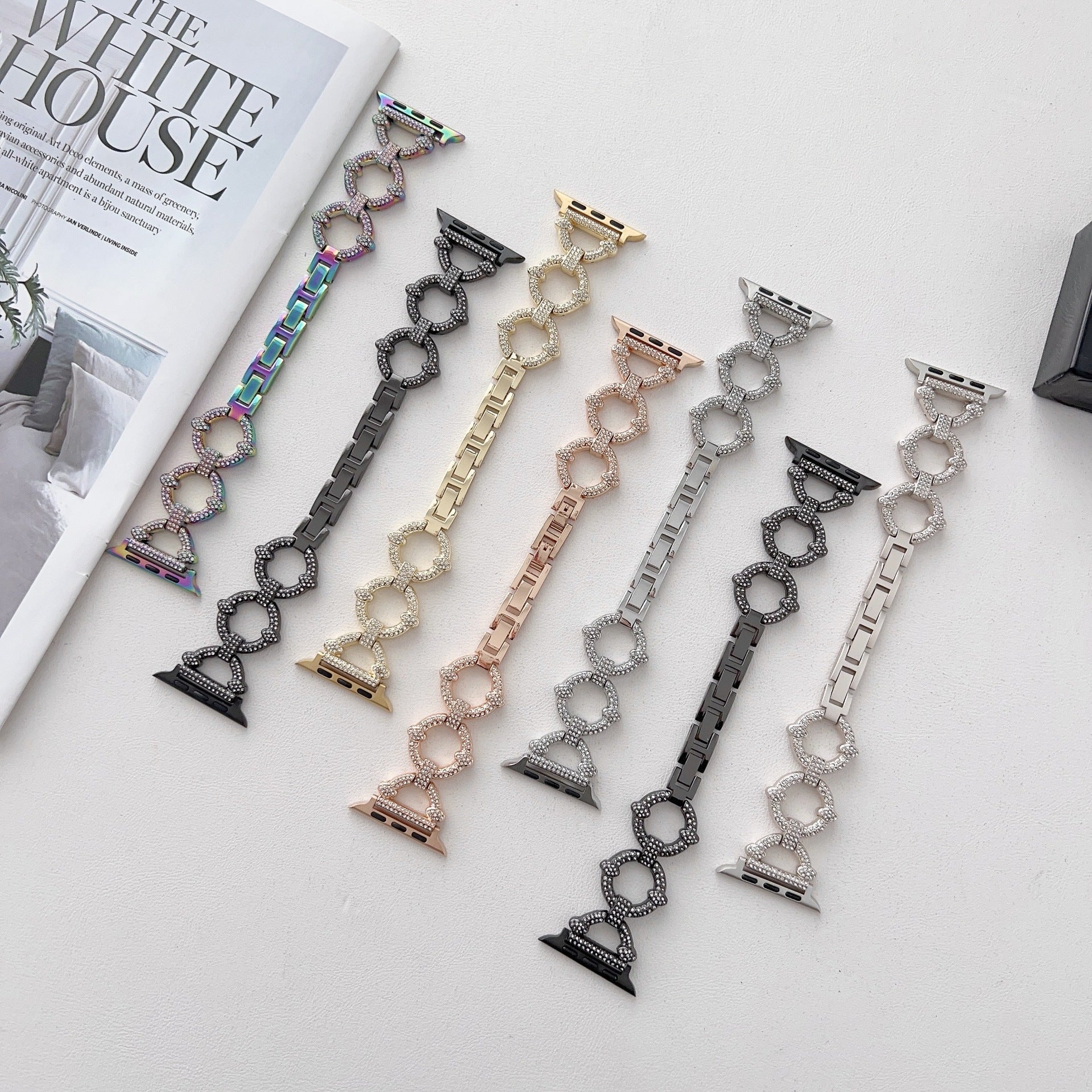 LoofFitU™ Bling Diamond Link Bracelet For Apple Watch