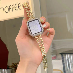 LoofFitU™ Clover light luxury women's high-end Apple watch strap