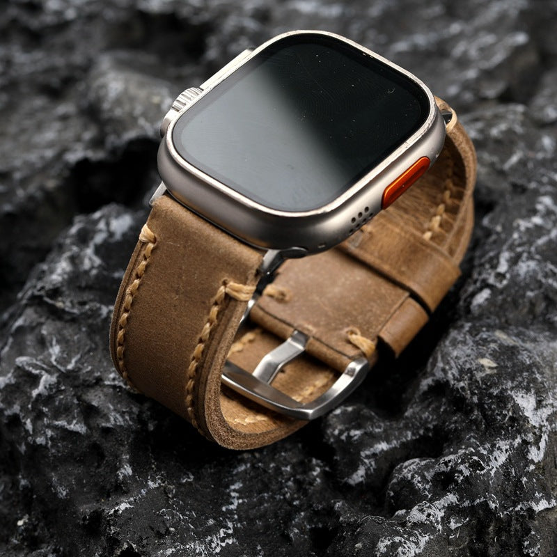 LoofFitU™ Handmade Horween Leather Apple Watch Strap