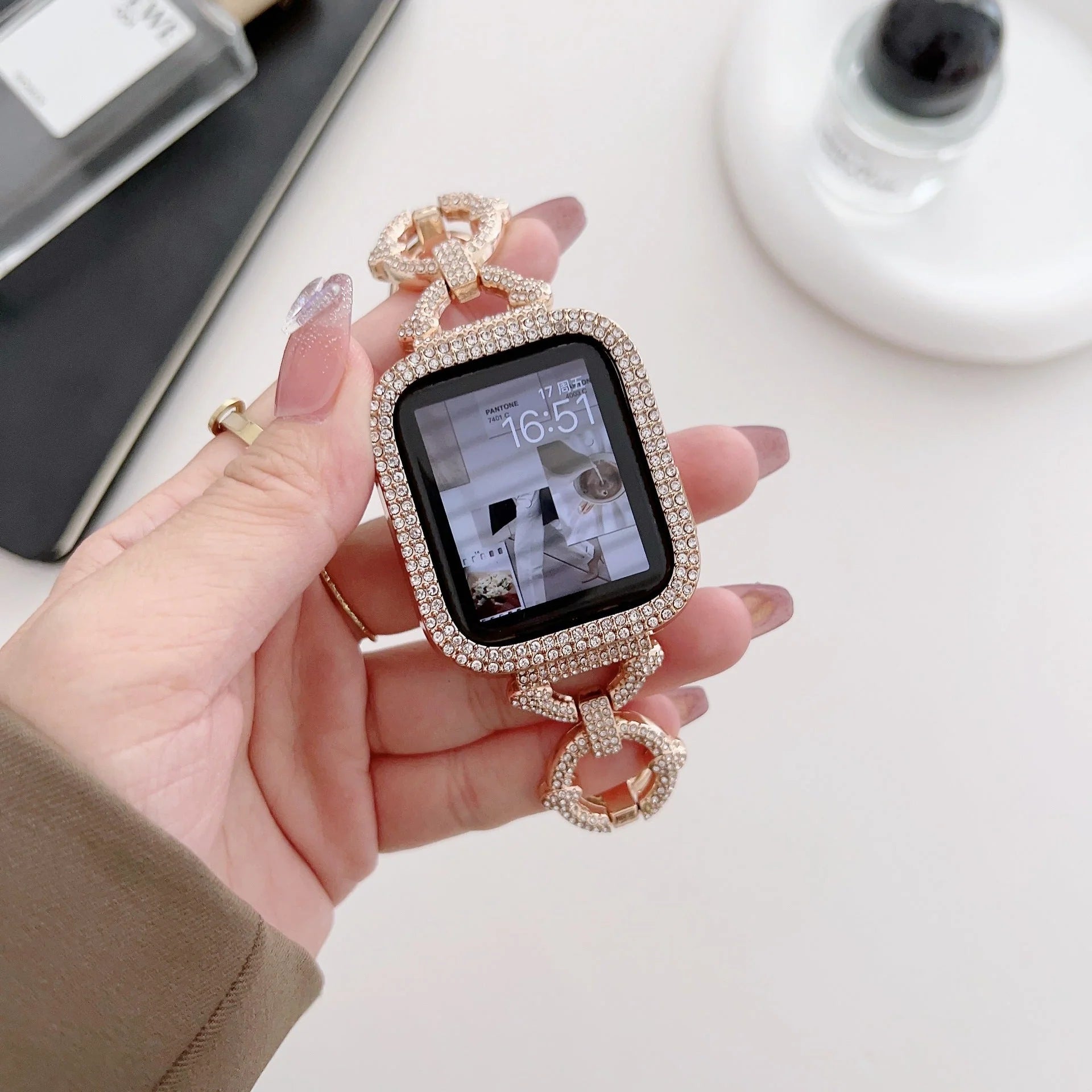 LoofFitU™ Bling Diamond Link Bracelet For Apple Watch