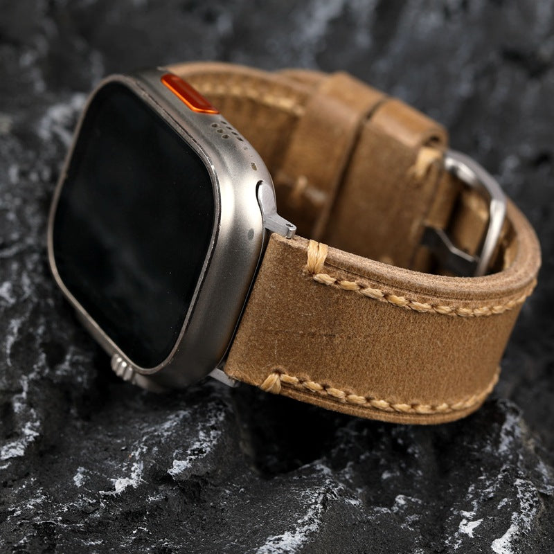 LoofFitU™ Handmade Horween Leather Apple Watch Strap