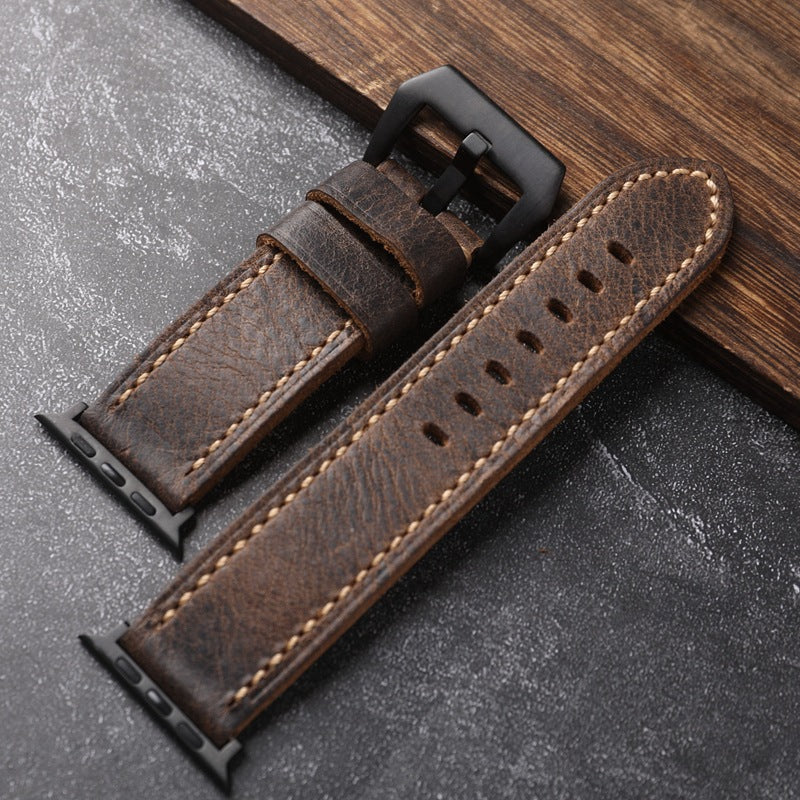 LoofFitU™Handmade First-Grain Cowhide Strap For Apple watch