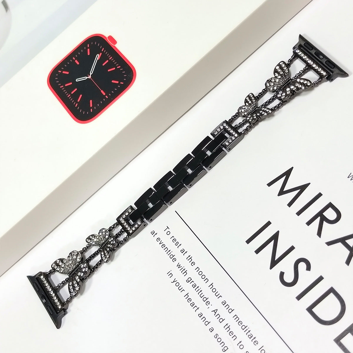 LoofFitU™ Butterfly Bling Diamond Link Bracelet for Apple Watch