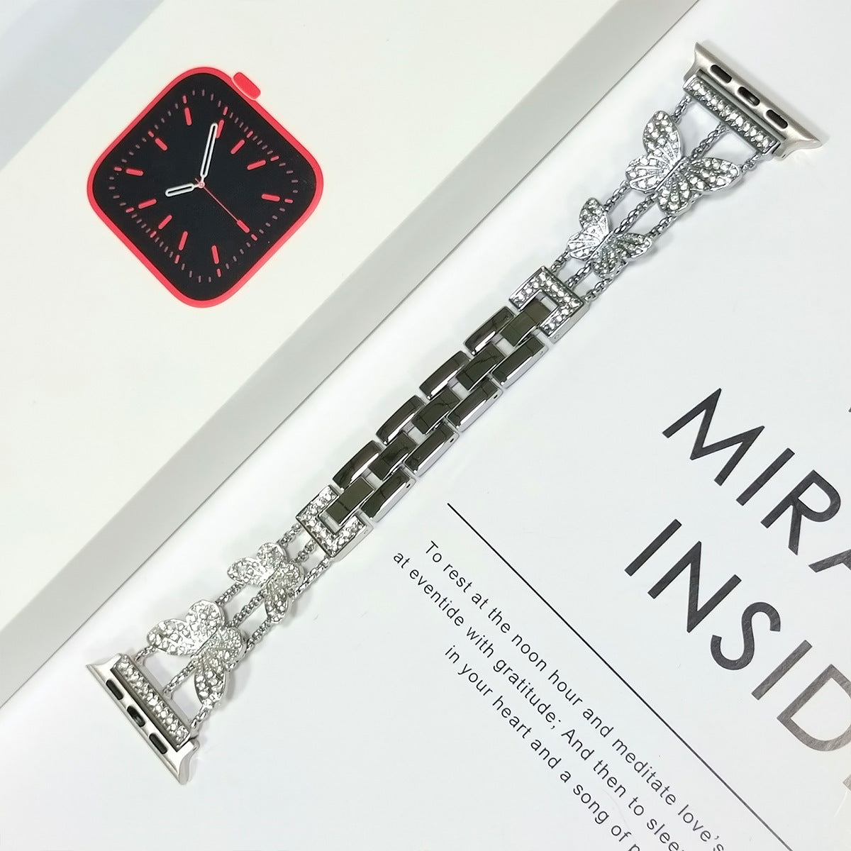 LoofFitU™ Butterfly Bling Diamond Link Bracelet for Apple Watch