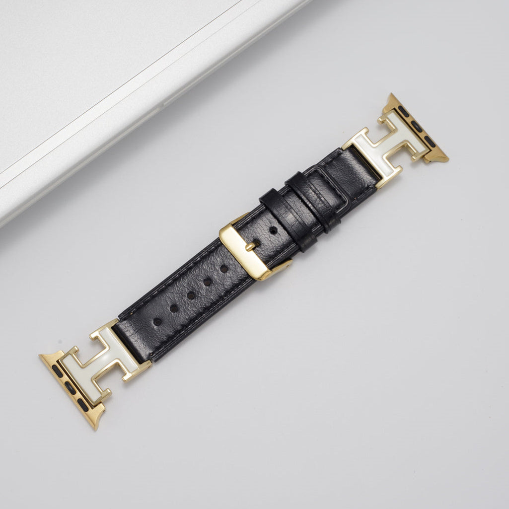 LoofFitU™ Elegant Holiday Leather Strap For Apple Watch