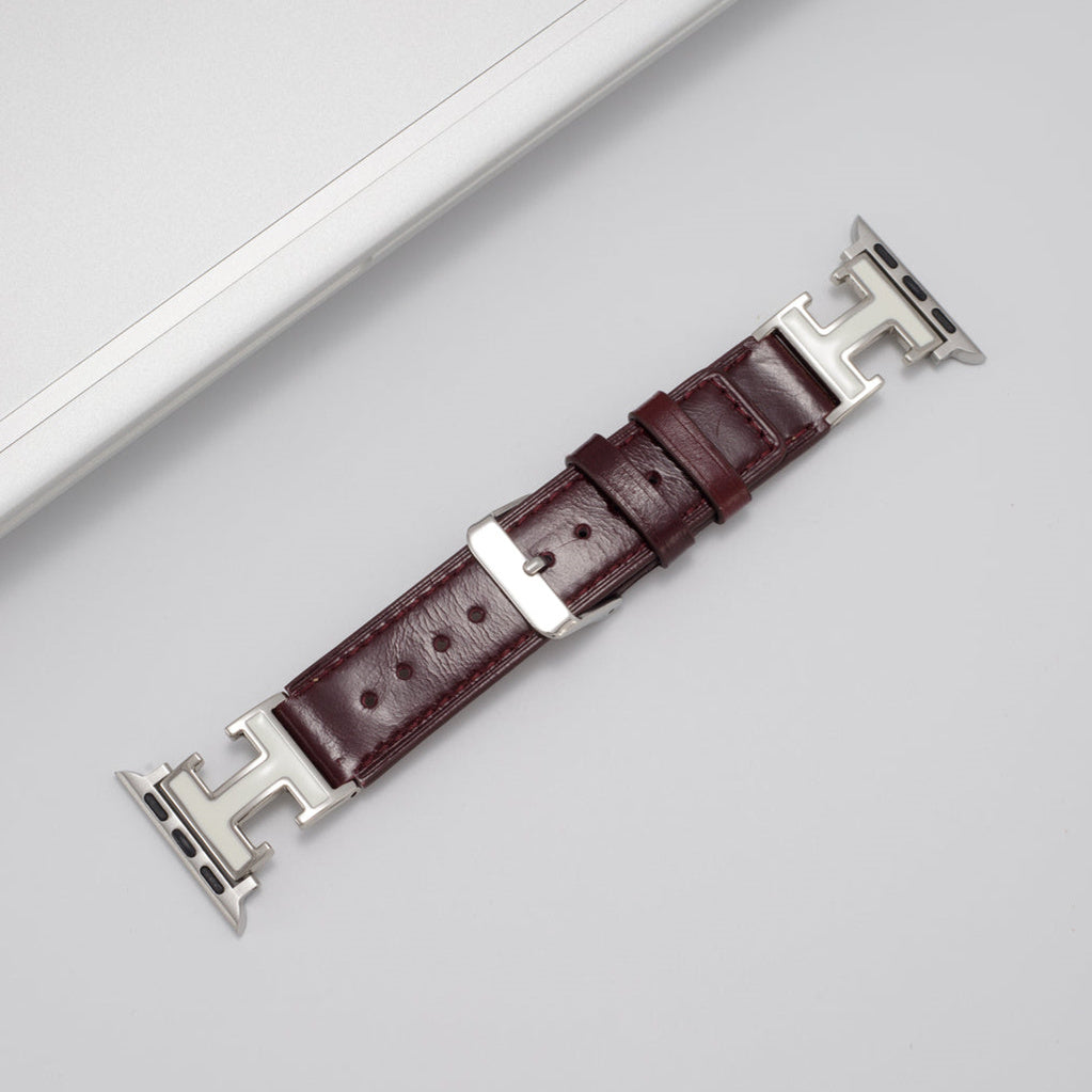 LoofFitU™ Elegant Holiday Leather Strap For Apple Watch