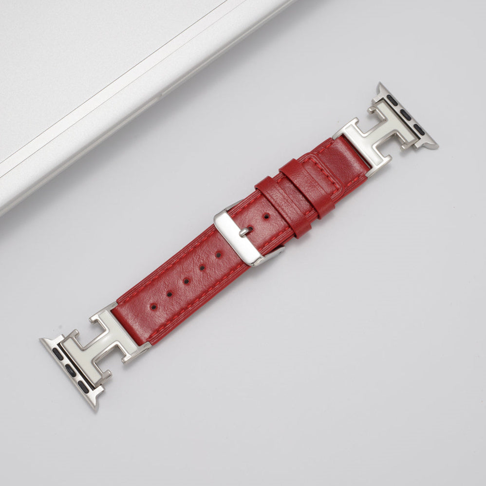 LoofFitU™ Elegant Holiday Leather Strap For Apple Watch