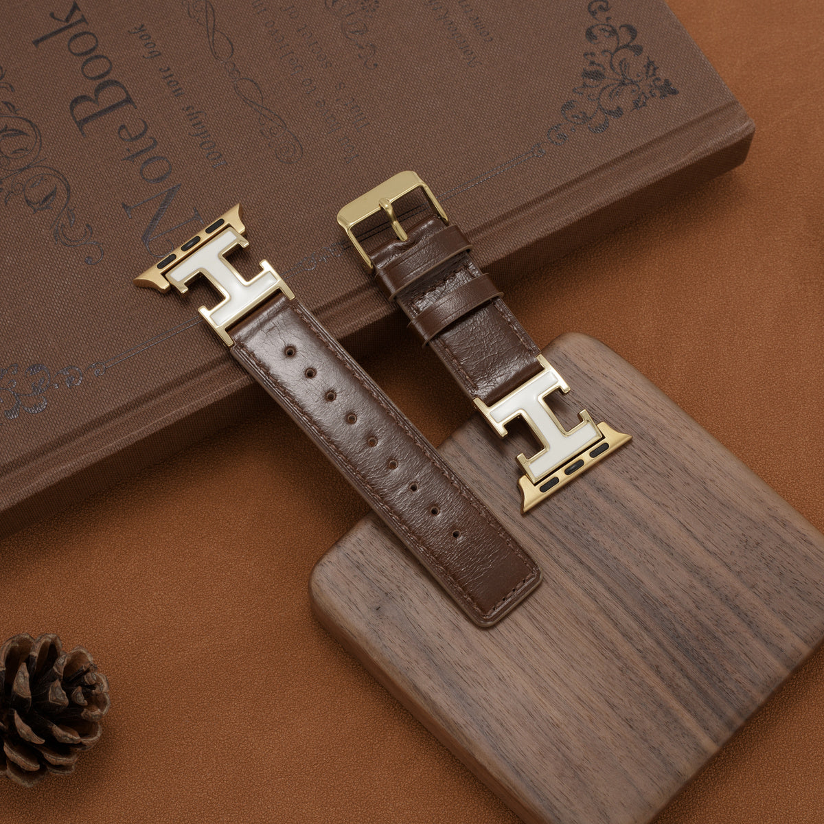 LoofFitU™ Elegant Holiday Leather Strap For Apple Watch