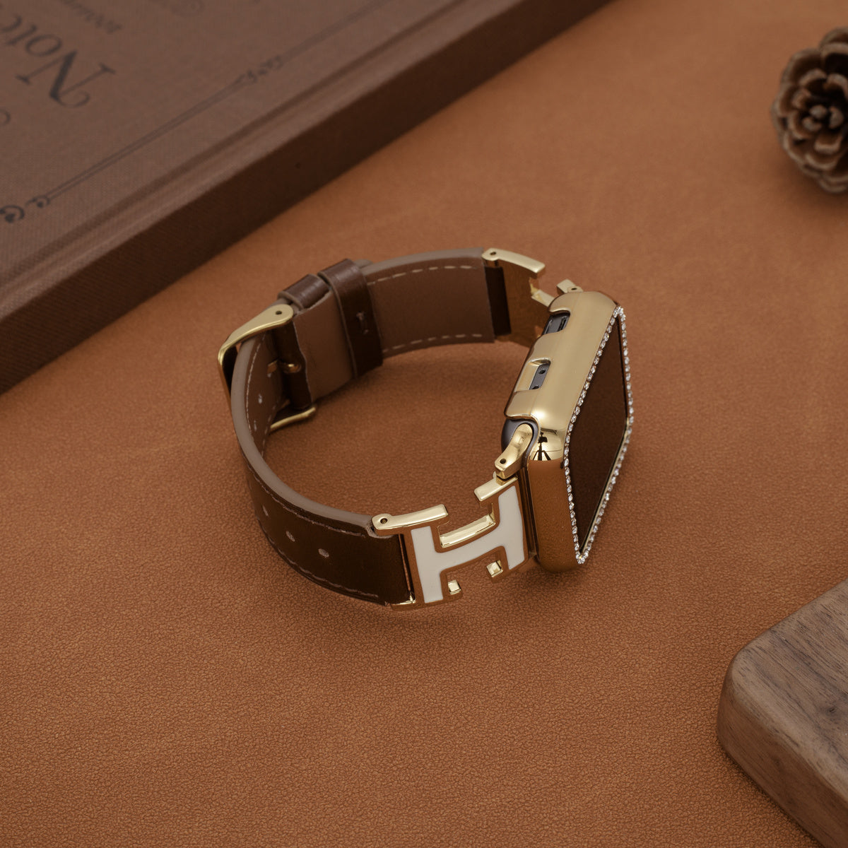 LoofFitU™ Elegant Holiday Leather Strap For Apple Watch