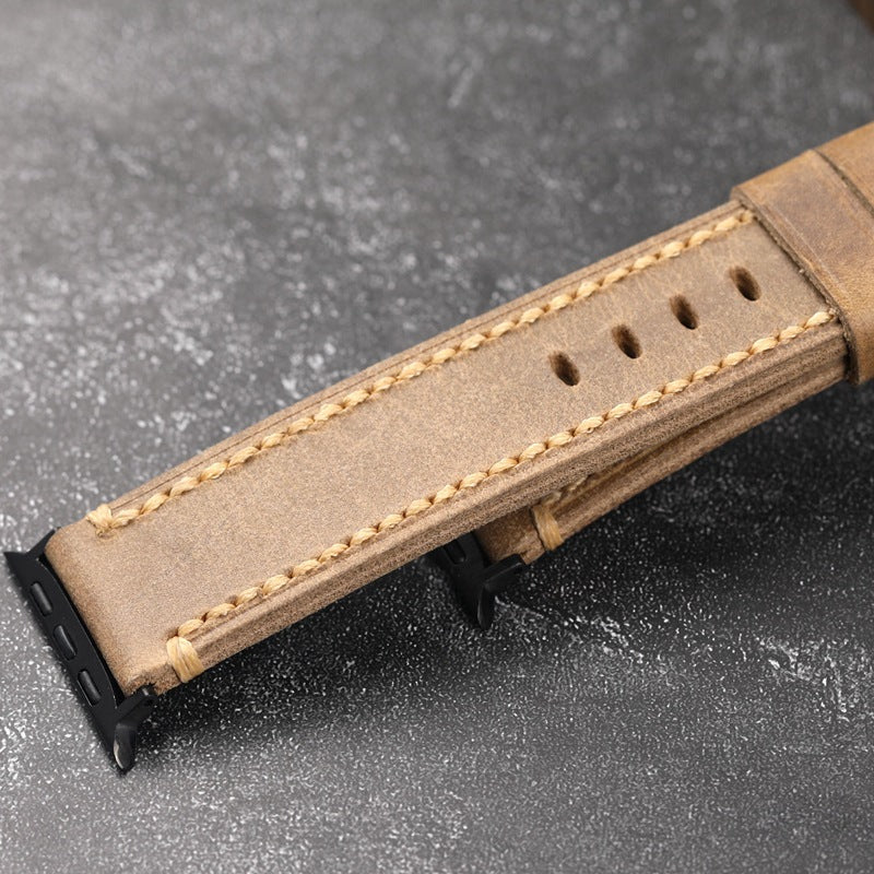 LoofFitU™ Handmade Horween Leather Apple Watch Strap
