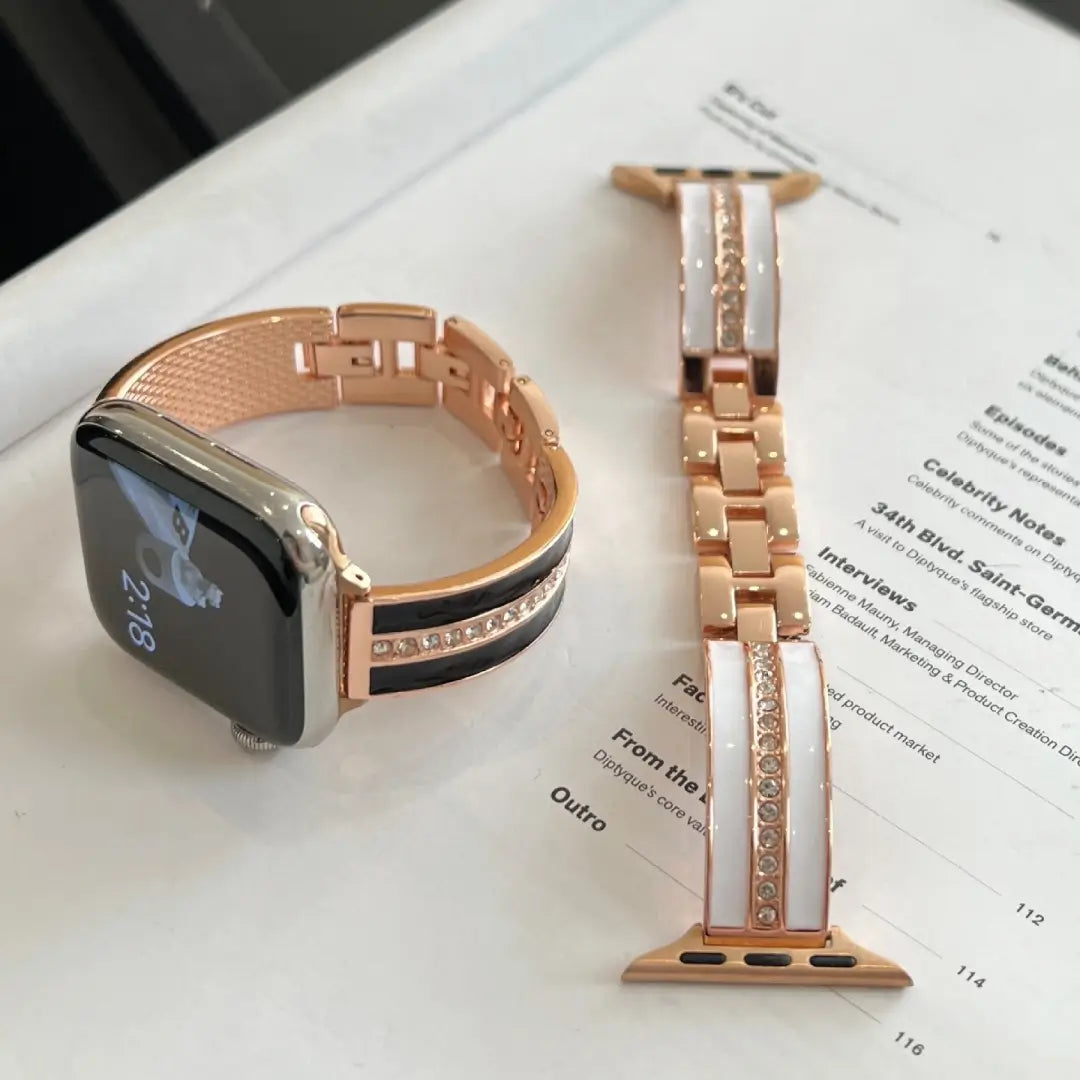 LoofFitU™ Luxury Bangle-Crystal Apple Watch Band