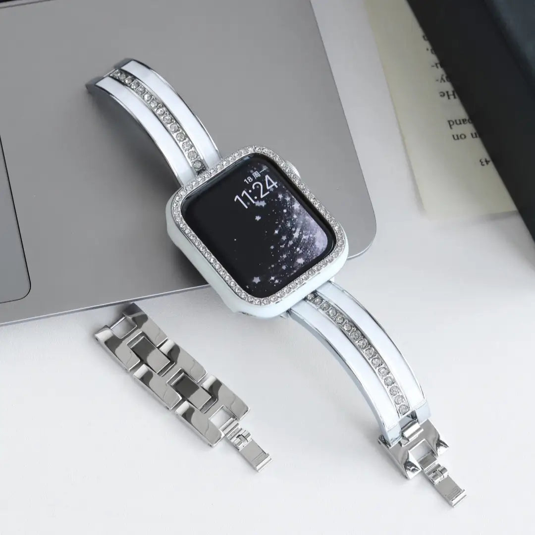 Crystal Bangle Apple Watch Band