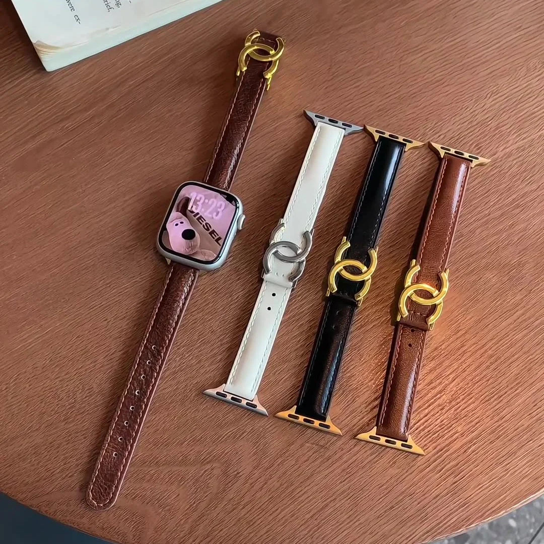 Double-C Leather Strap
