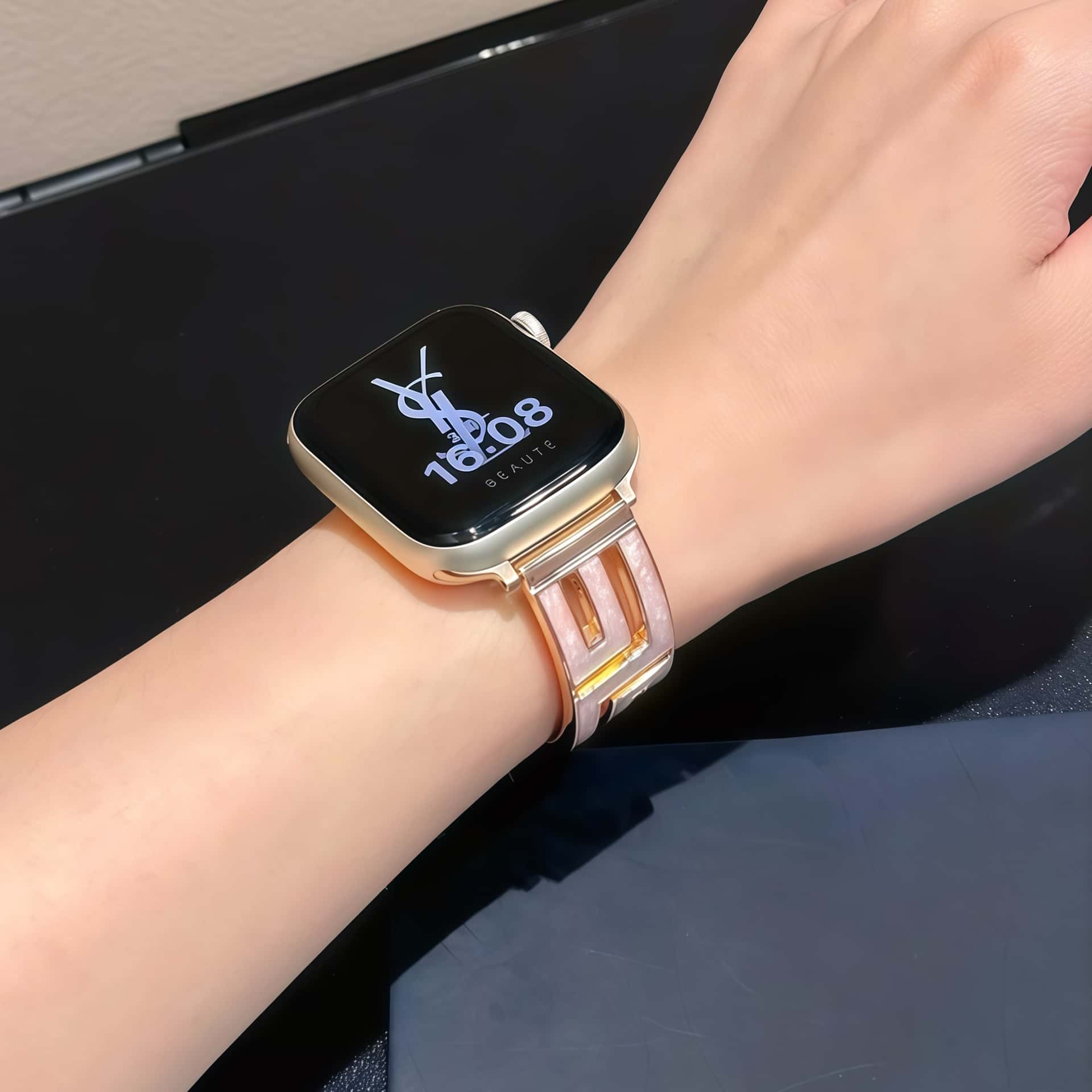 LoofFitU™ Openwork Geo Watch Band