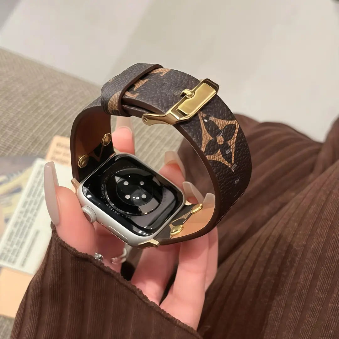 Luxury Leather Band for Apple Watch