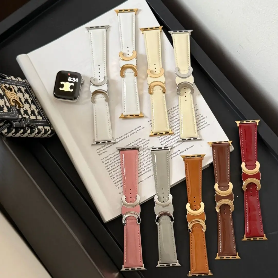 Double C-shape Leather Band