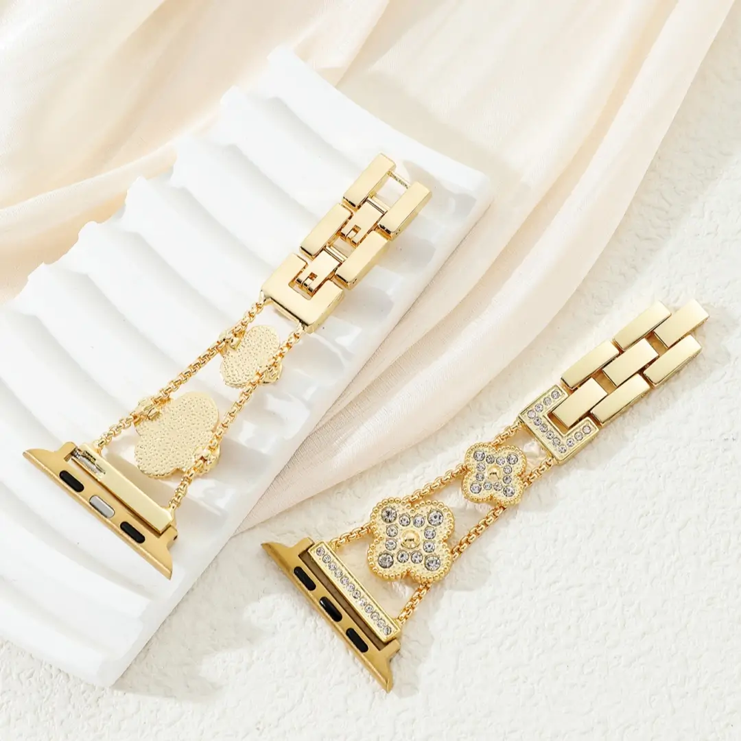 Diamond Clover Apple Watch Band