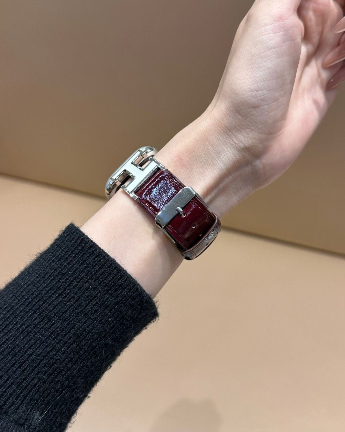 LoofFitU™ Double-H  Calf Leather Strap