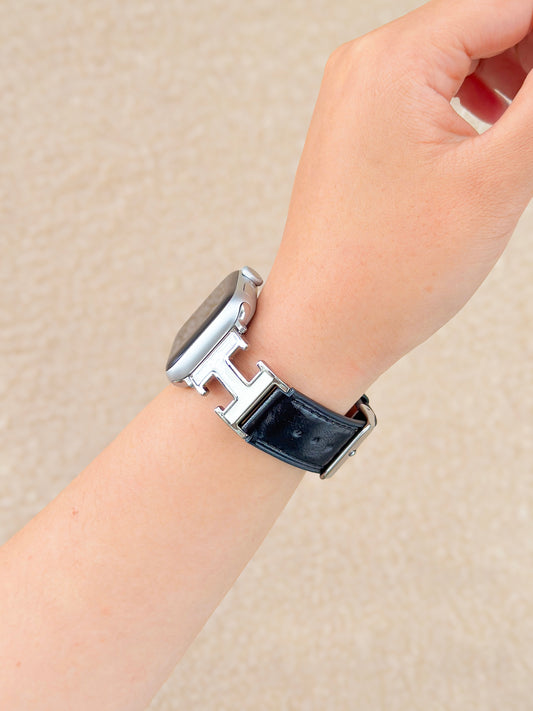 LoofFitU™ Double-H  Calf Leather Strap