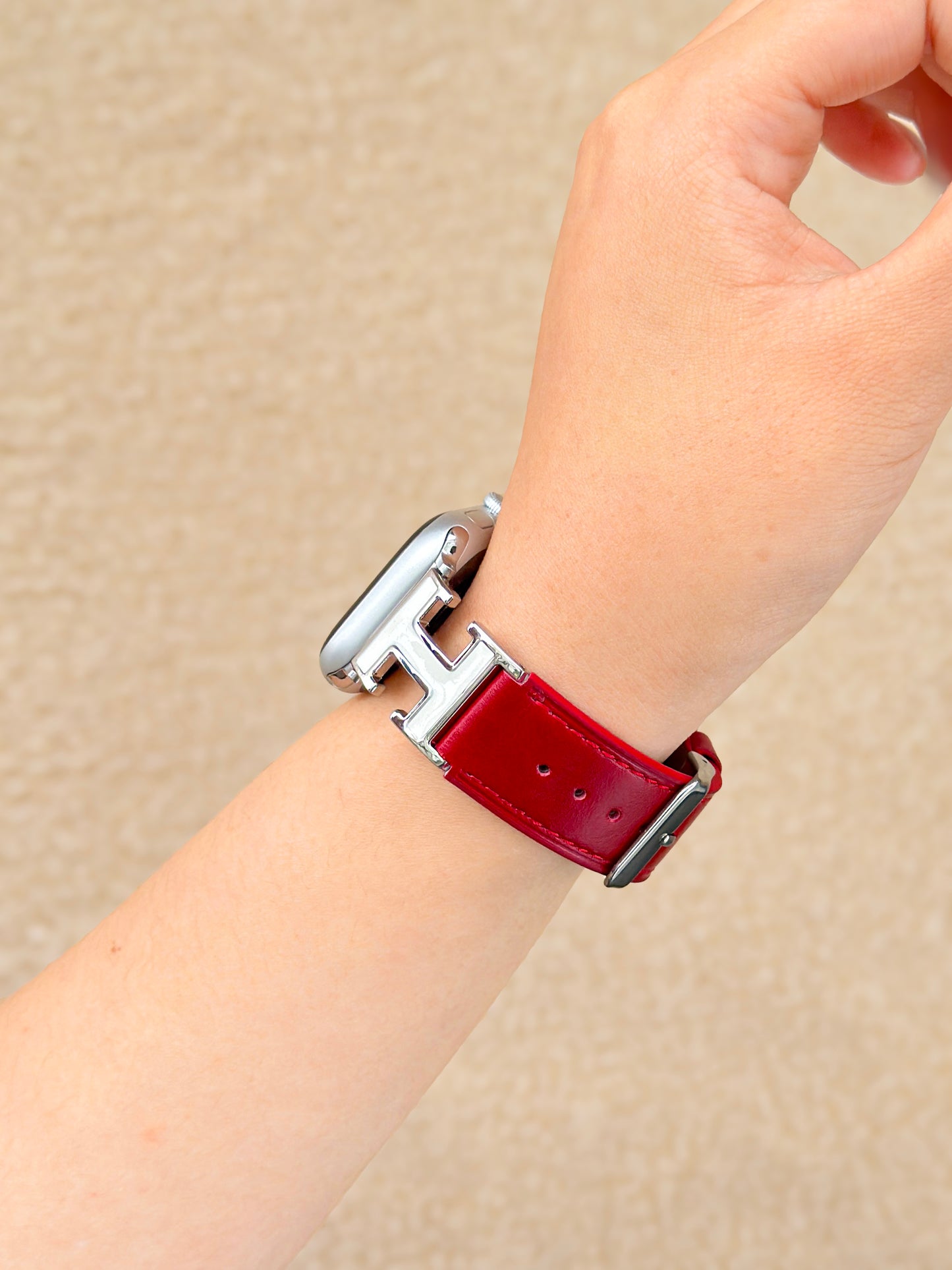 LoofFitU™ Double-H  Calf Leather Strap