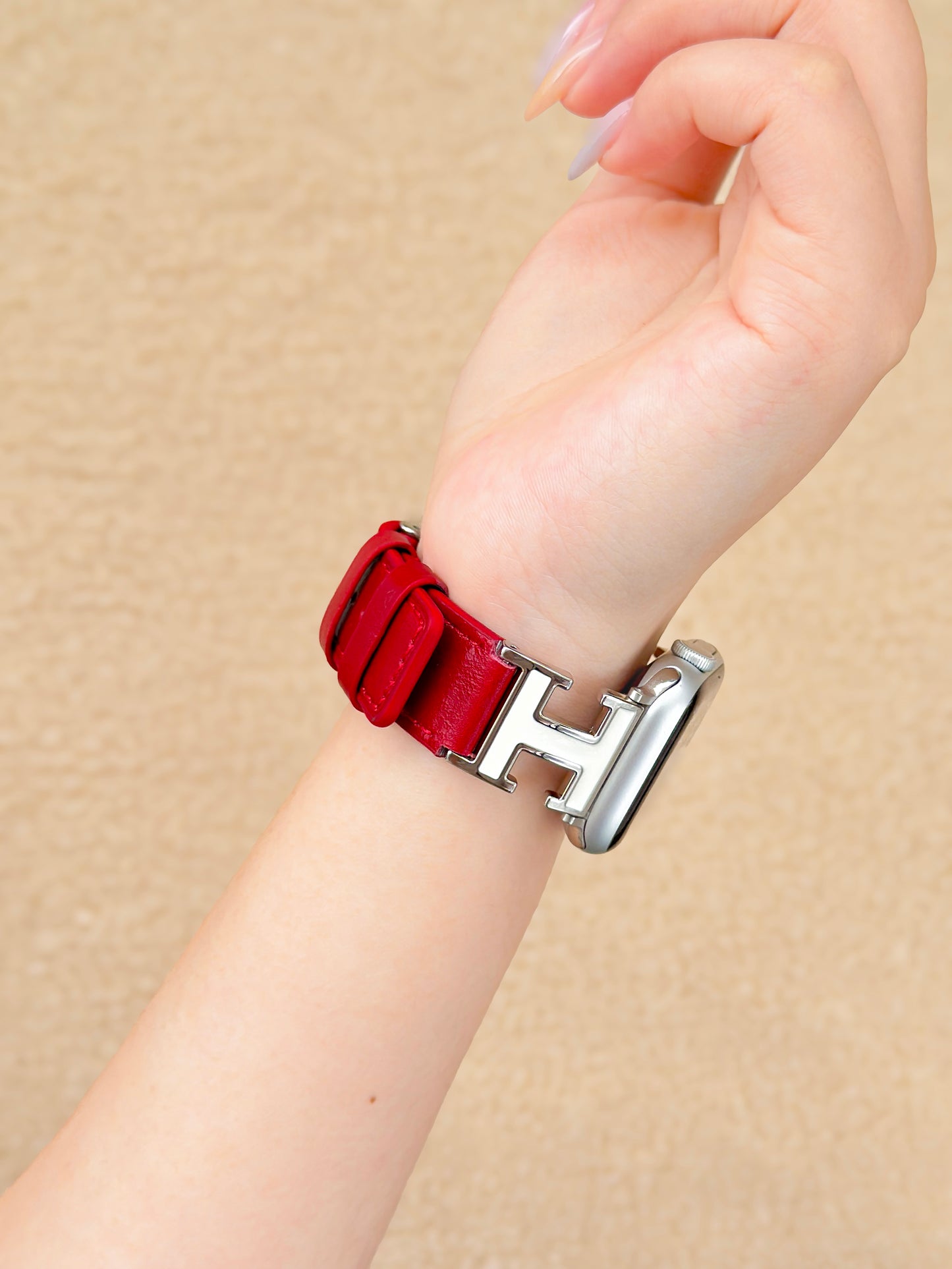 LoofFitU™ Double-H  Calf Leather Strap