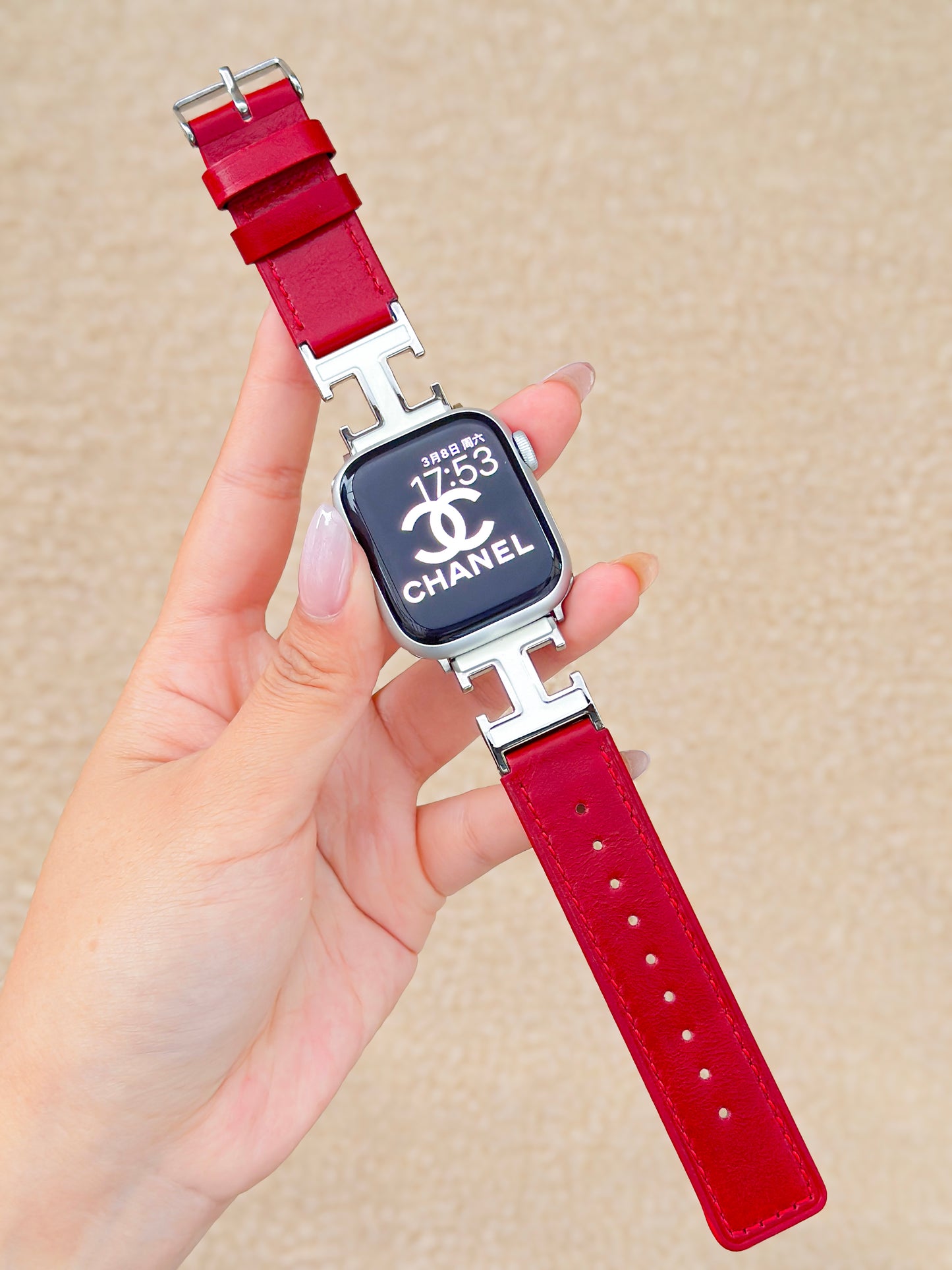 LoofFitU™ Double-H  Calf Leather Strap