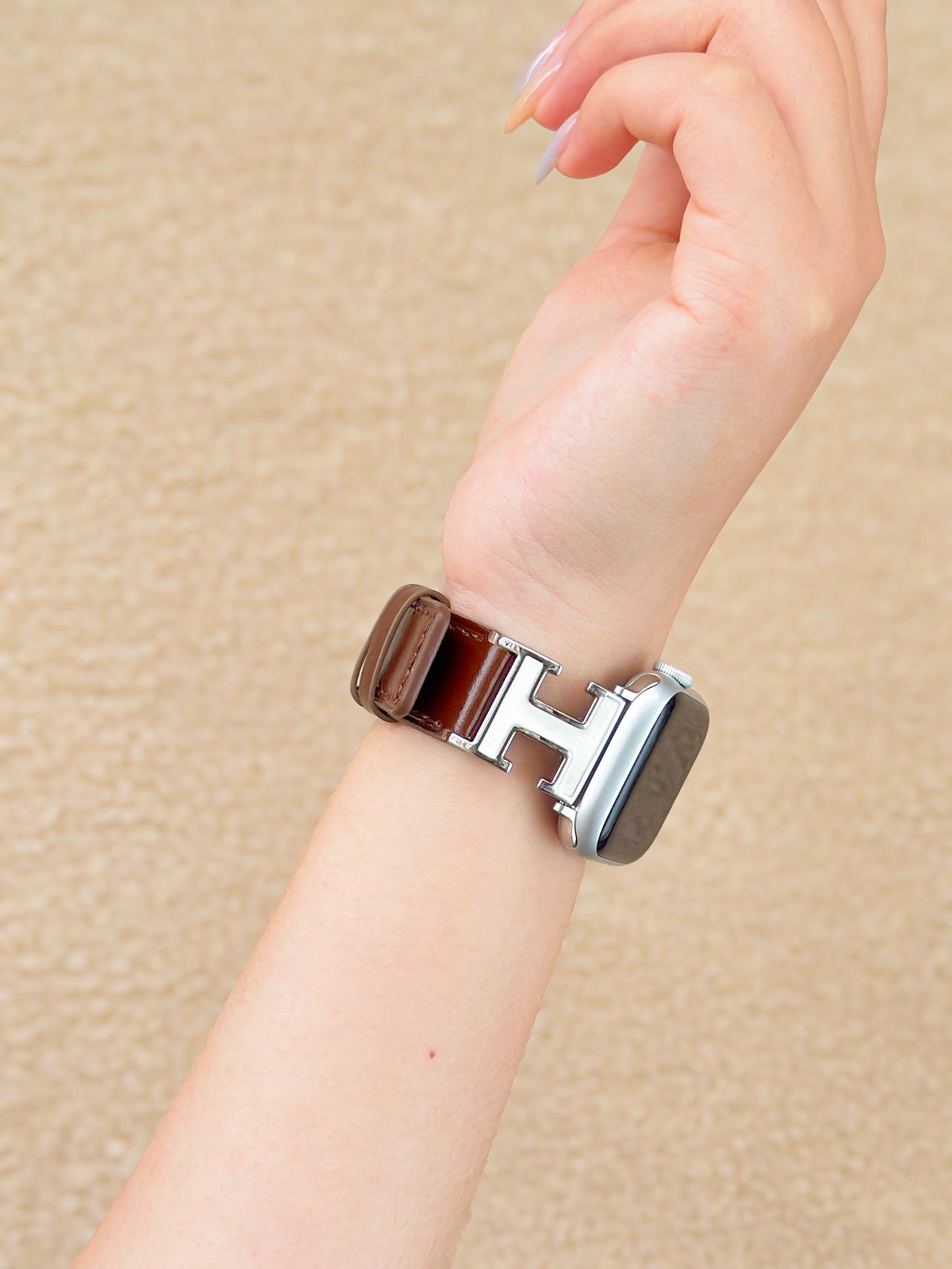 LoofFitU™ Double-H  Calf Leather Strap