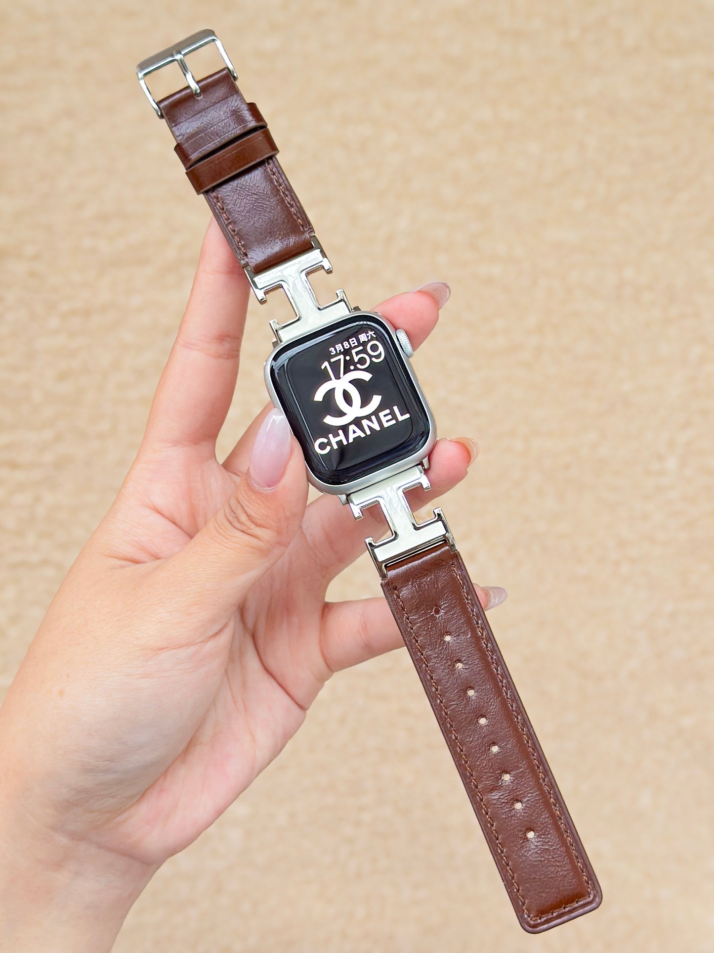 LoofFitU™ Double-H  Calf Leather Strap