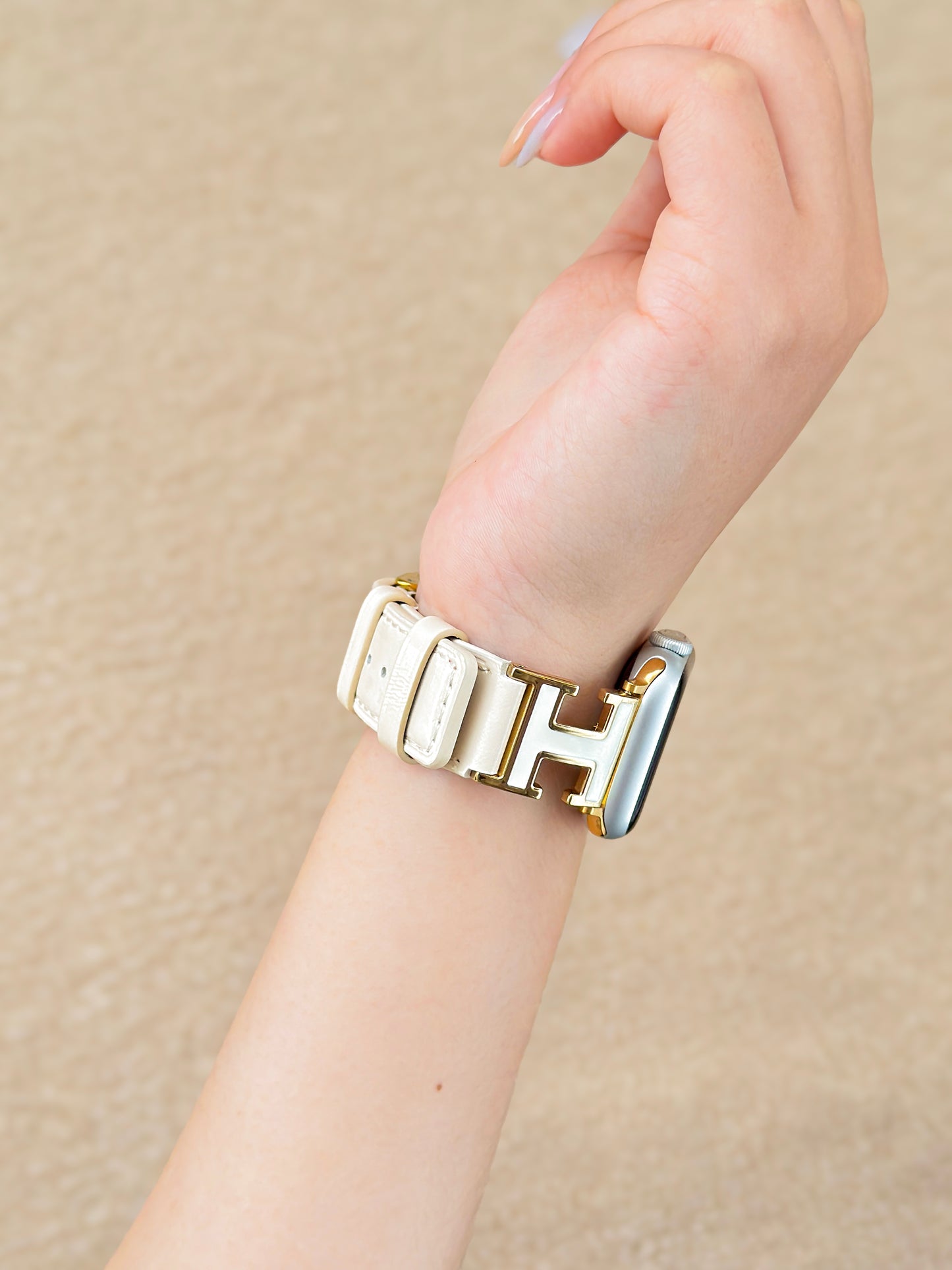 LoofFitU™ Double-H  Calf Leather Strap