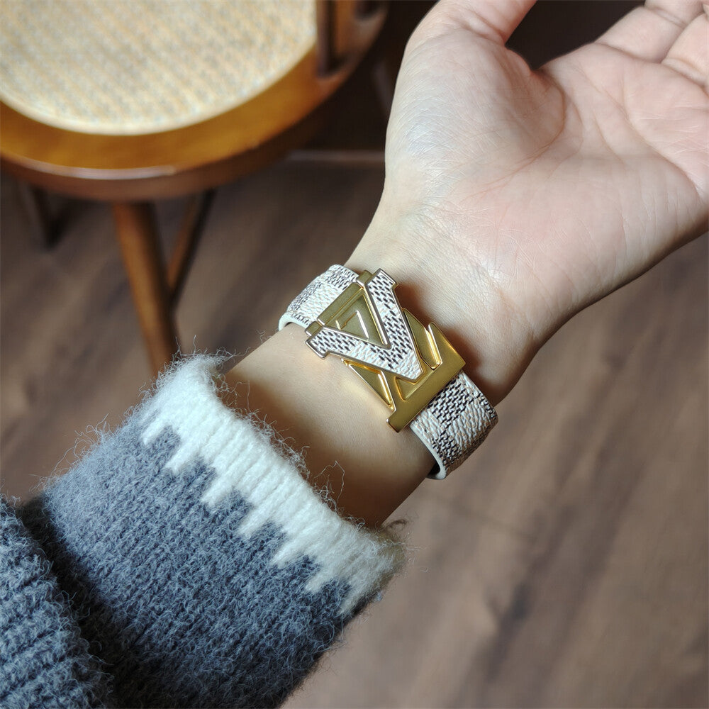 LoofFitU™ Luxuray V-BUCKLE Leather Strap