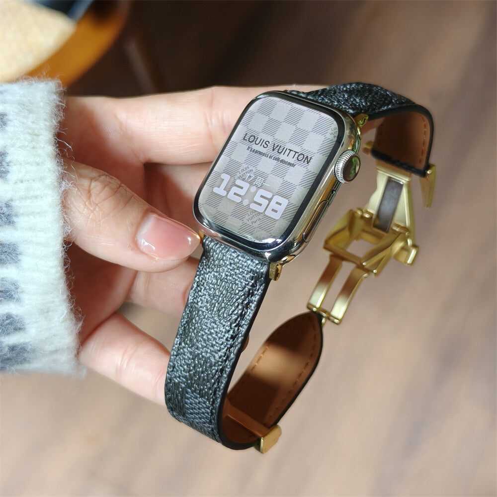 LoofFitU™ Luxuray V-BUCKLE Leather Strap