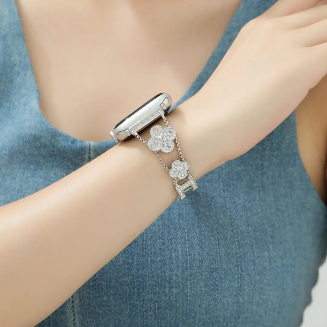 Diamond Clover Apple Watch Band