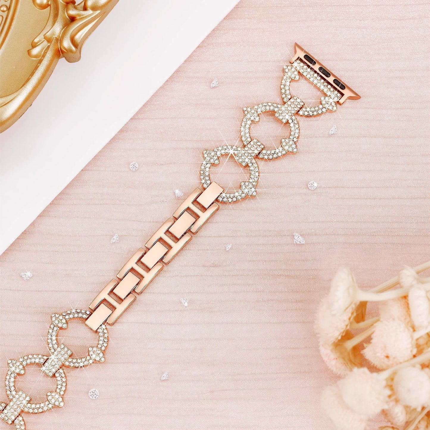 LoofFitU™ Bling Diamond Link Bracelet For Apple Watch