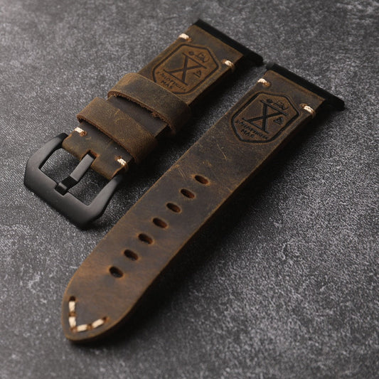 LoofFitU™ Vintage Handmade Leather Band For Samsung Watch Ultra