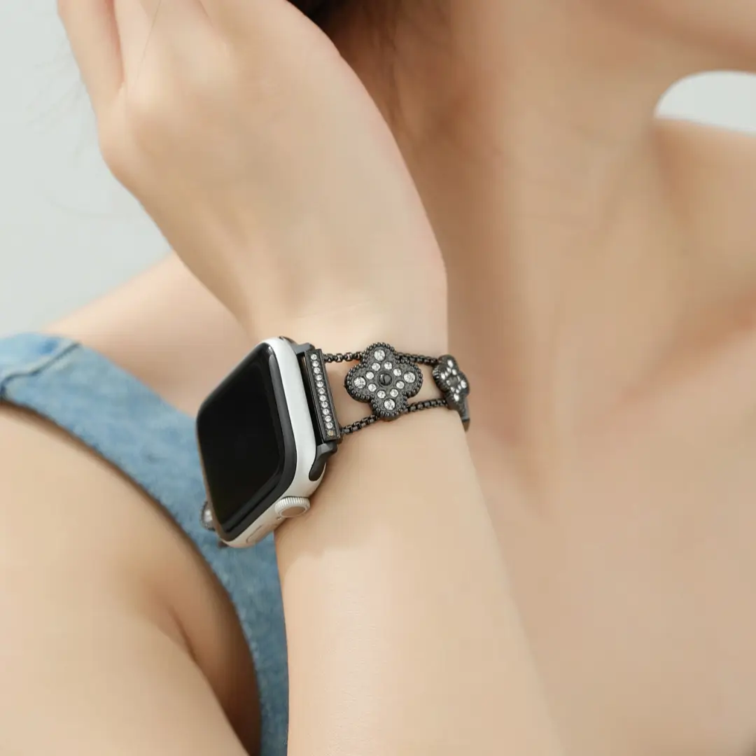 Diamond Clover Apple Watch Band