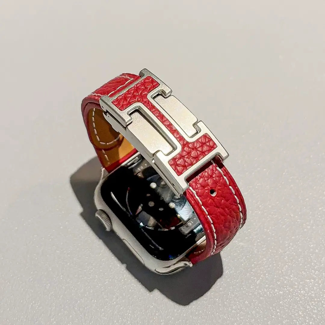 Slim H-shape Leather band