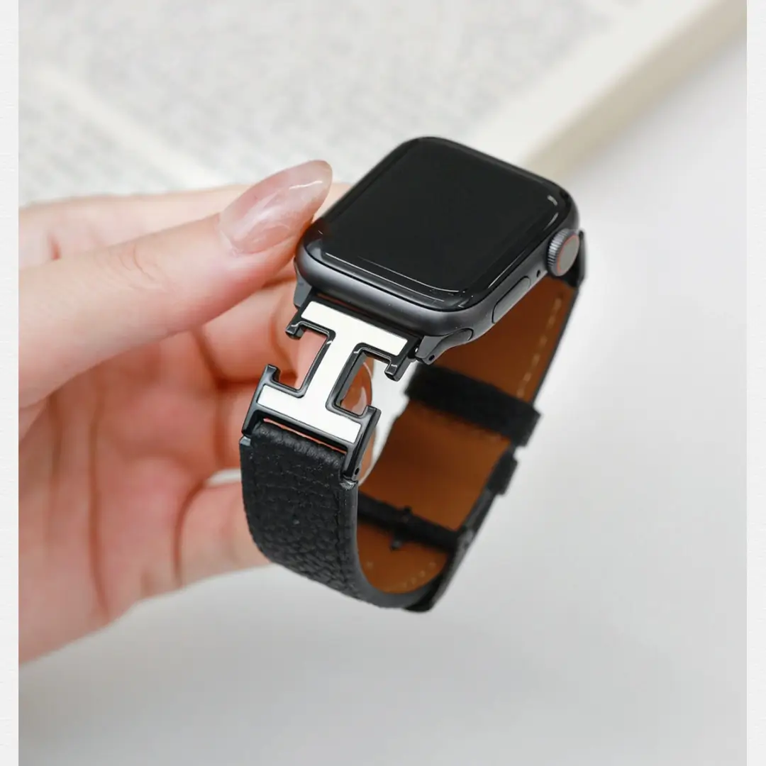 Double-H Leather Band