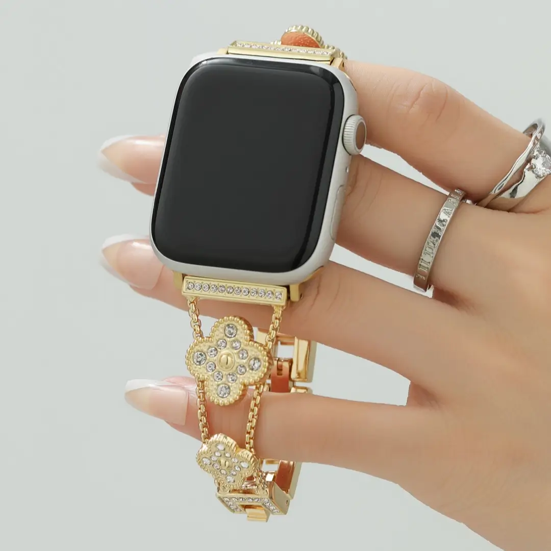 Diamond Clover Apple Watch Band