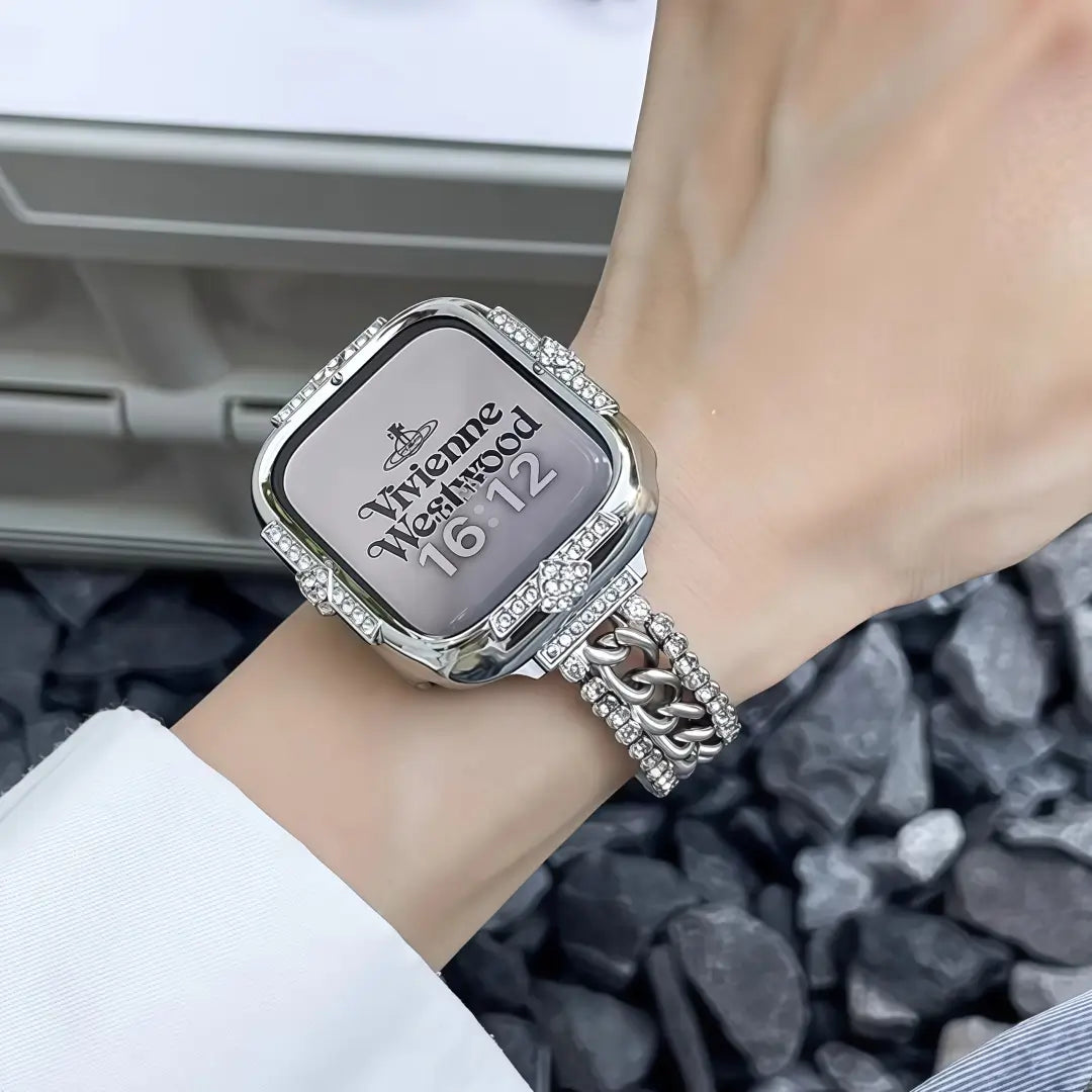 Luxury Diamond Apple Watch Case