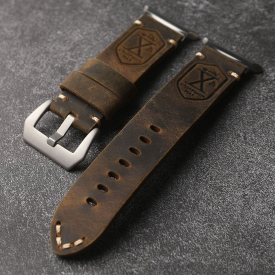 LoofFitU™ Vintage Handmade Leather Band For Samsung Watch Ultra