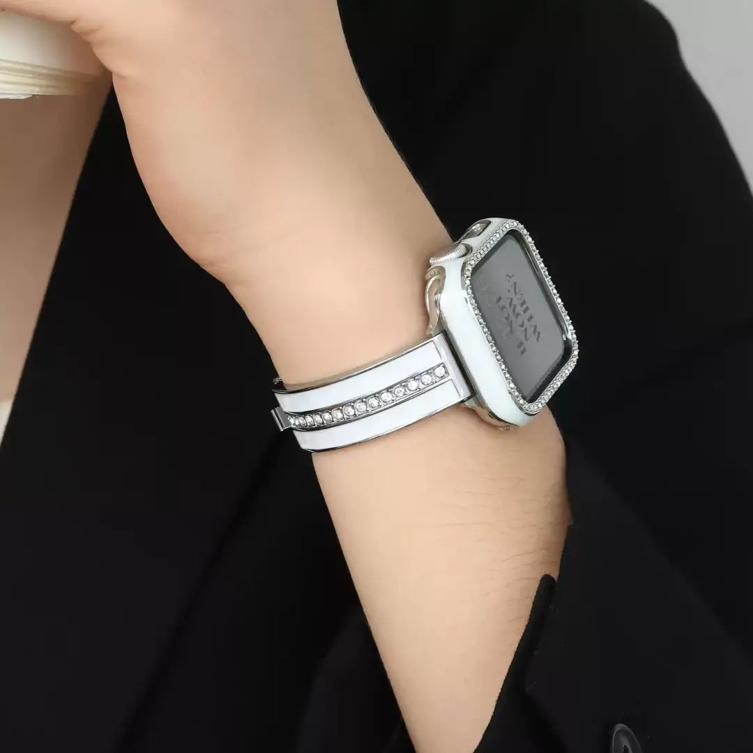 LoofFitU™ Luxury Bangle-Crystal Apple Watch Band